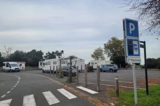 Aire de stationnement camping-car - Parking Patoizeau_Saint-Trojan-les-Bains