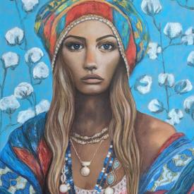 Exposition de pastel -  Fleurs de Peaux - Camille Nilles