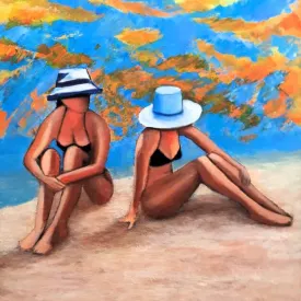 Exposition de peintures Christian Lambinet et Margaret Massé_Saint-Trojan-les-Bains