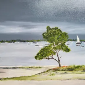 Exposition de peintures association Lachatellerie_Saint-Trojan-les-Bains