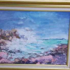 Exposition de peinture Isabelle Guibert_Saint-Trojan-les-Bains