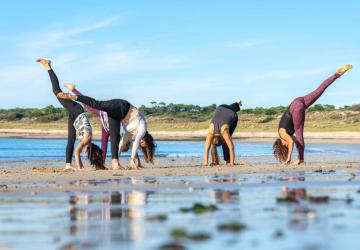Find Your Tree - Yoga à la plage