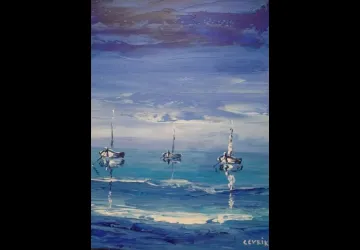 Exposition de peinture Cévrik Dussaud_Saint-Trojan-les-Bains